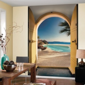 papel tapiz playa cancun